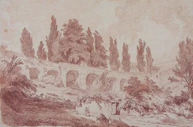 Retaining wall at Villa dEste in Tivoli